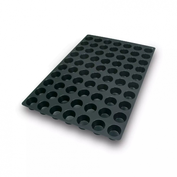 Silikonform Tronco Mini Muffins schwarz